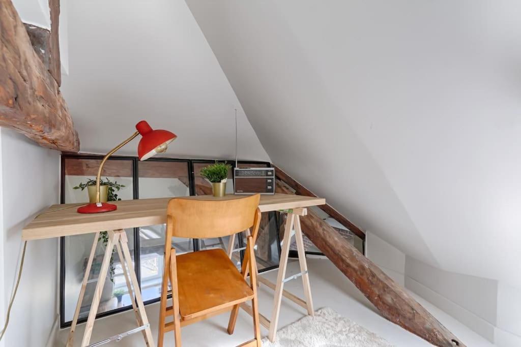 Mykeypers - Fantastic Designed Parisan Loft 2Br/6P- Le Marais Apartman Kültér fotó