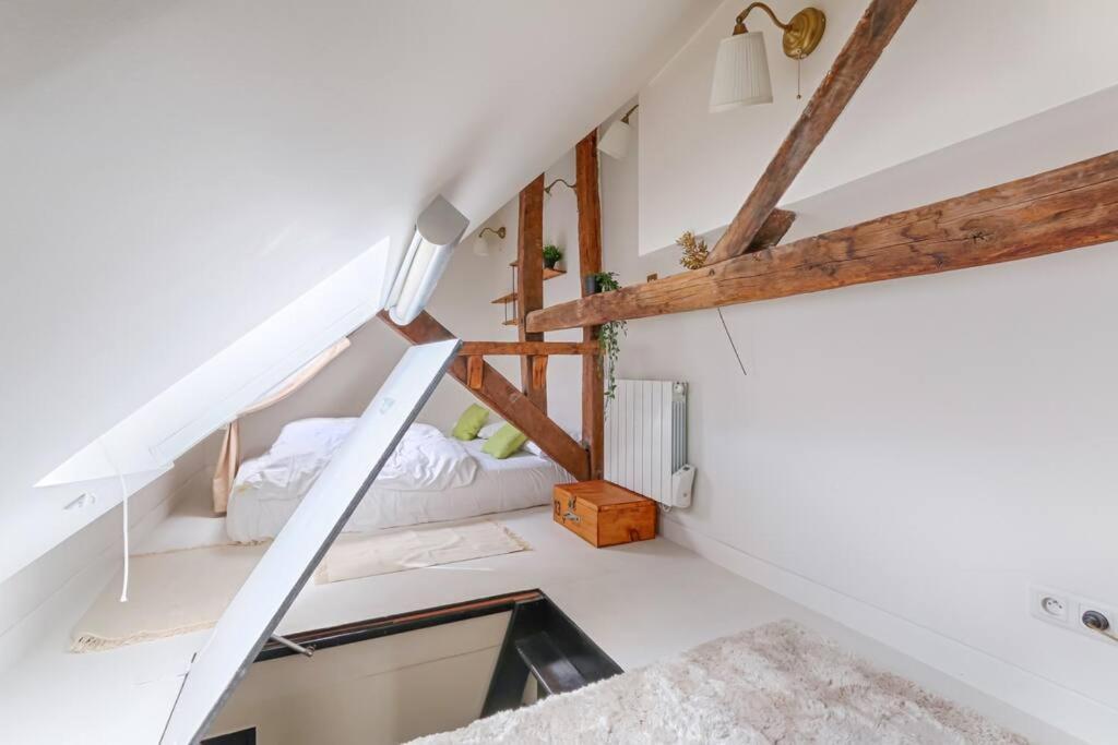 Mykeypers - Fantastic Designed Parisan Loft 2Br/6P- Le Marais Apartman Kültér fotó